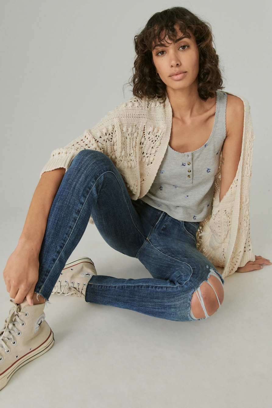 MID RISE AVA SKINNY DESTRUCT, image 7