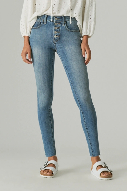 BRIDGETTE SKINNY W/ EXPOSED BUTTON FLY, image 4