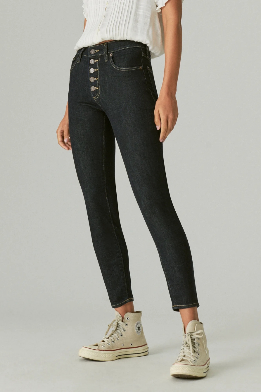 HIGH RISE BRIDGETTE SKINNY W/ EXPOSED BUTTON FLY, image 5
