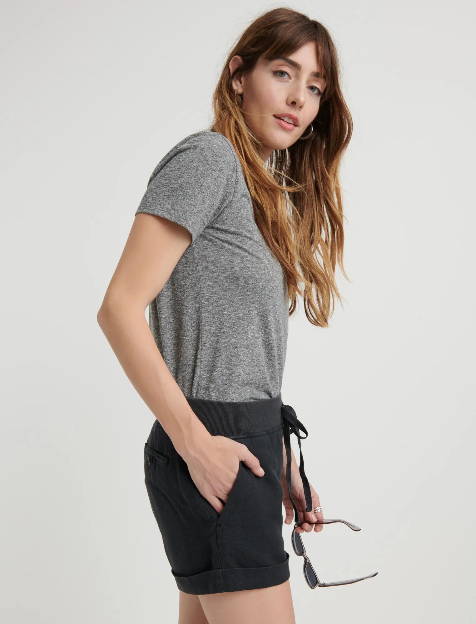 PULL ON LINEN SHORT, image 2