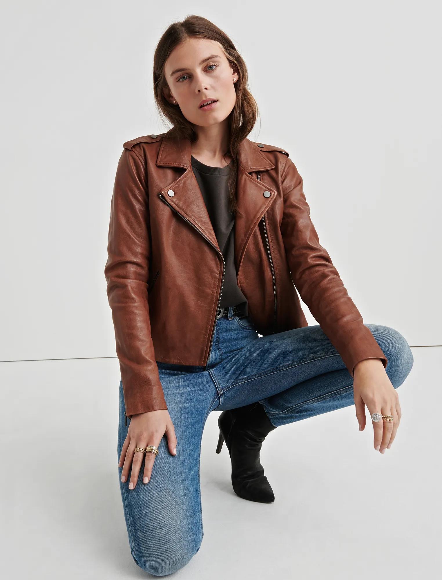 LEATHER MOTO JACKET, image 2