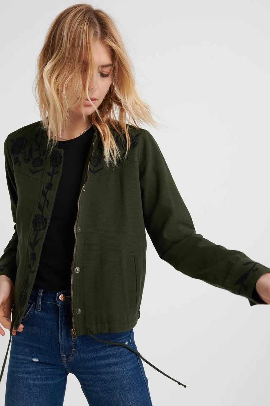 EMBROIDERED UTILITY JACKET, image 1