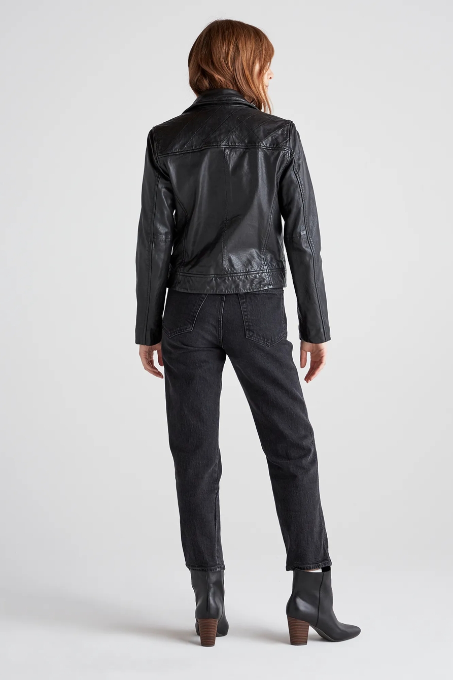 BLACK TRAPUNTO STITCH MOTO, image 3