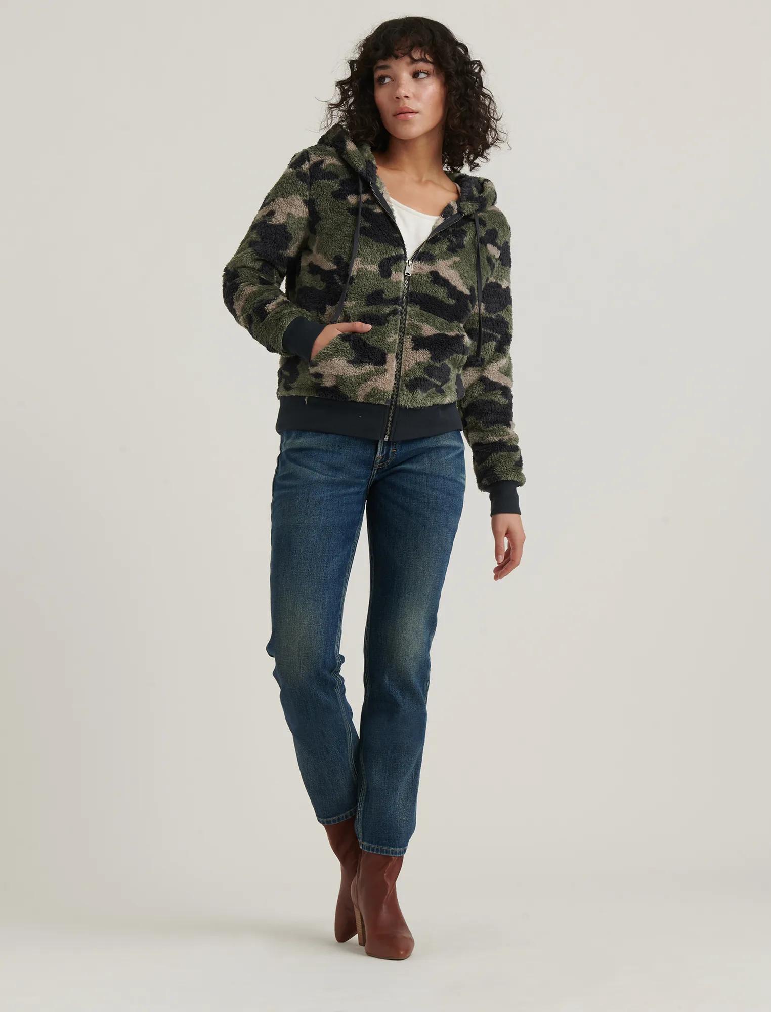CAMO ZIP UP HOODIE, image 2
