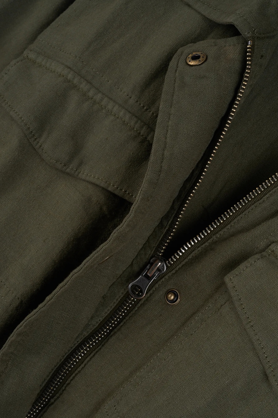 LINEN UTILITY JACKET, image 7
