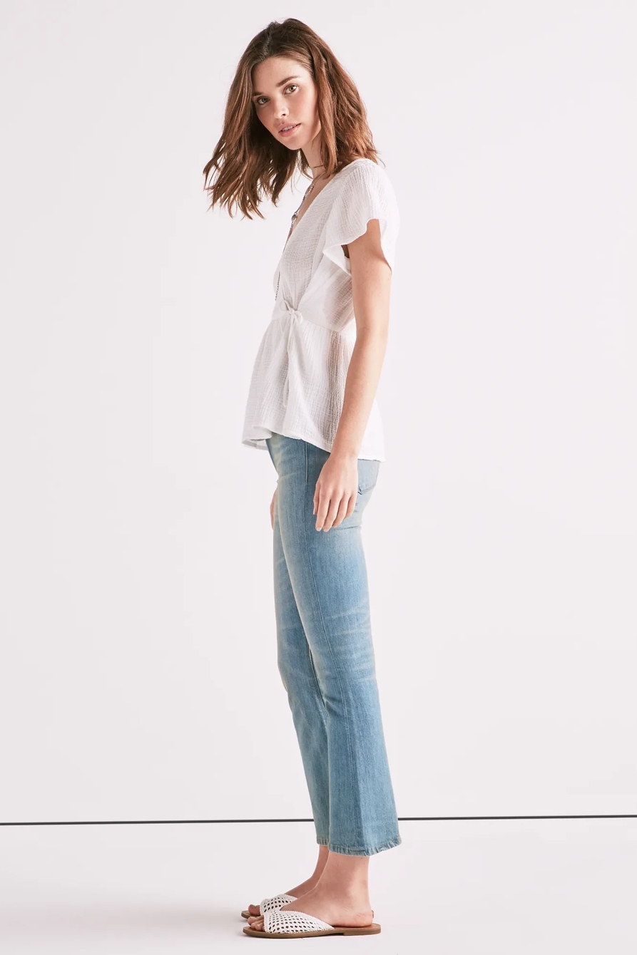 GAUZE WRAP TOP, image 2