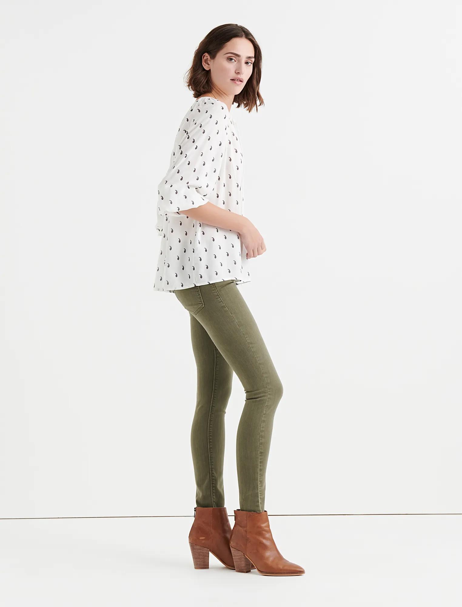 PRINTED PEASANT BLOUSE, image 1