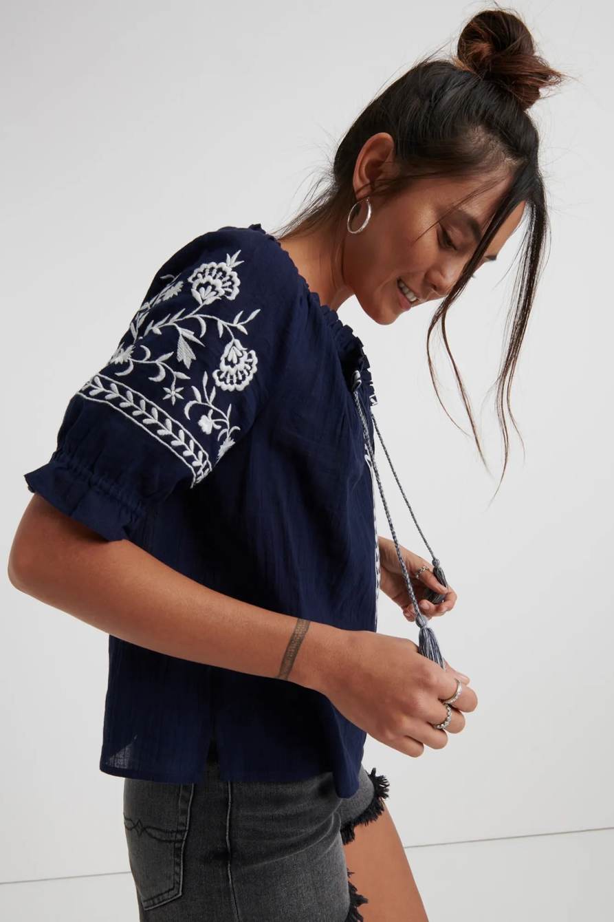 MIA EMBROIDERED PEASANT, image 2