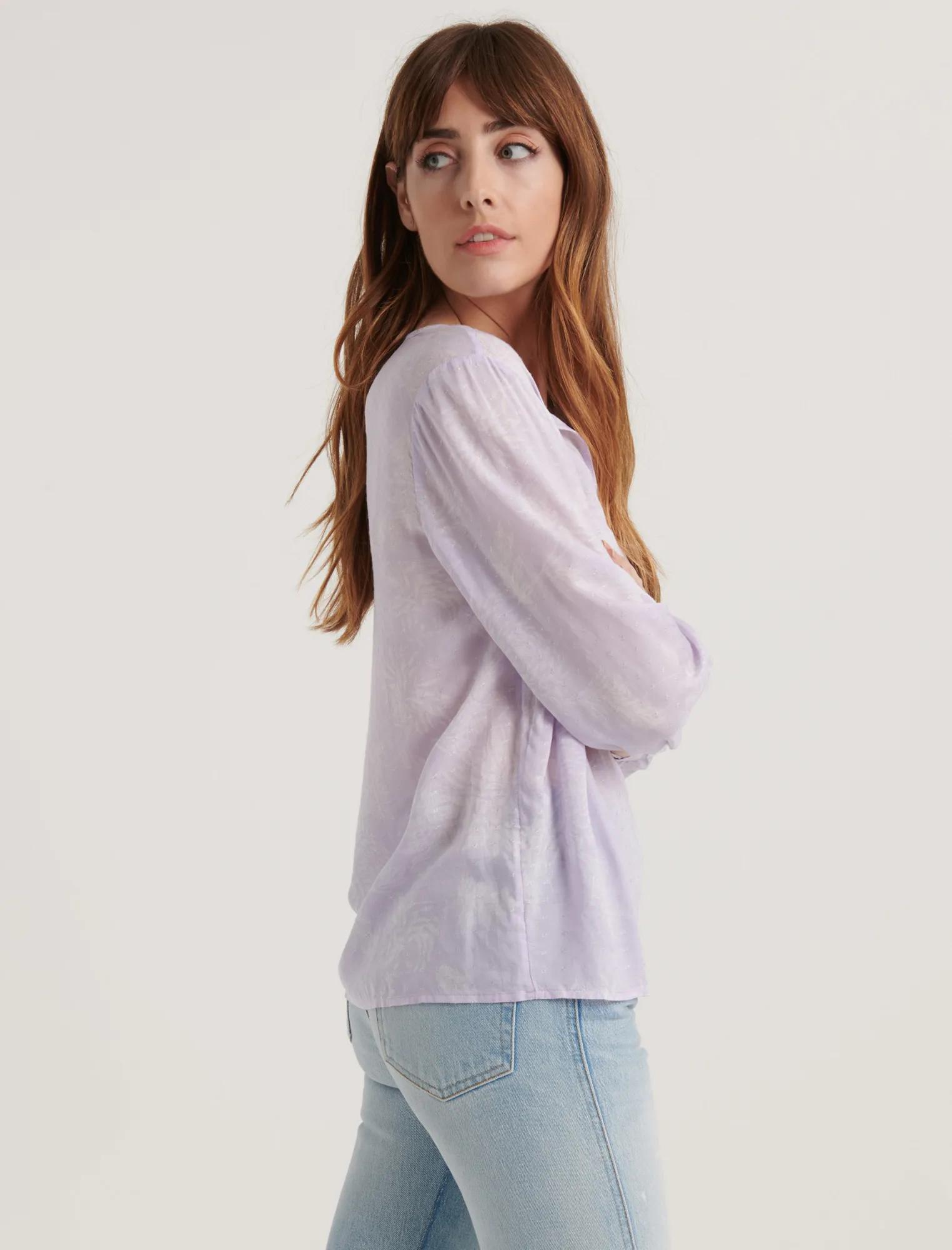 SERENA FLORAL PEASANT TOP, image 2