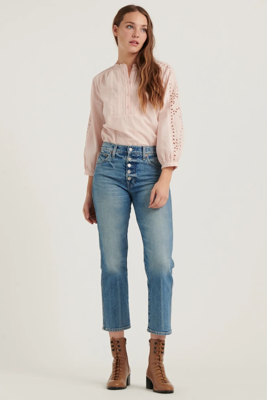 YASMIN EYELET TOP, image 2