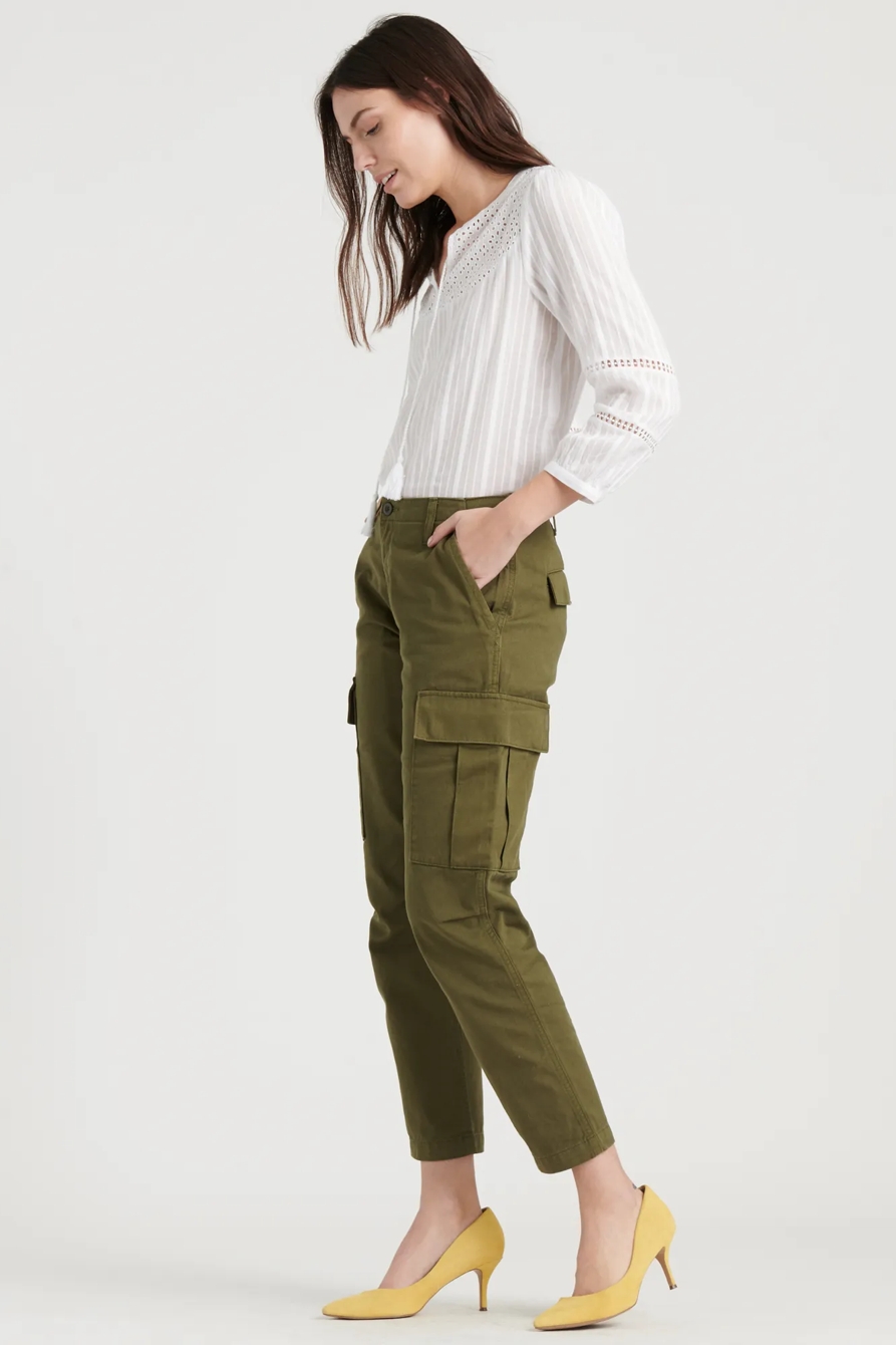 MARLY EYELET PEASANT TOP, image 3