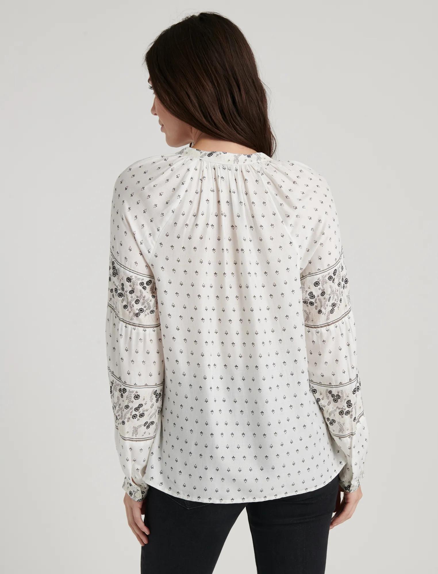 ELLA BORDER PRINT PEASANT, image 4
