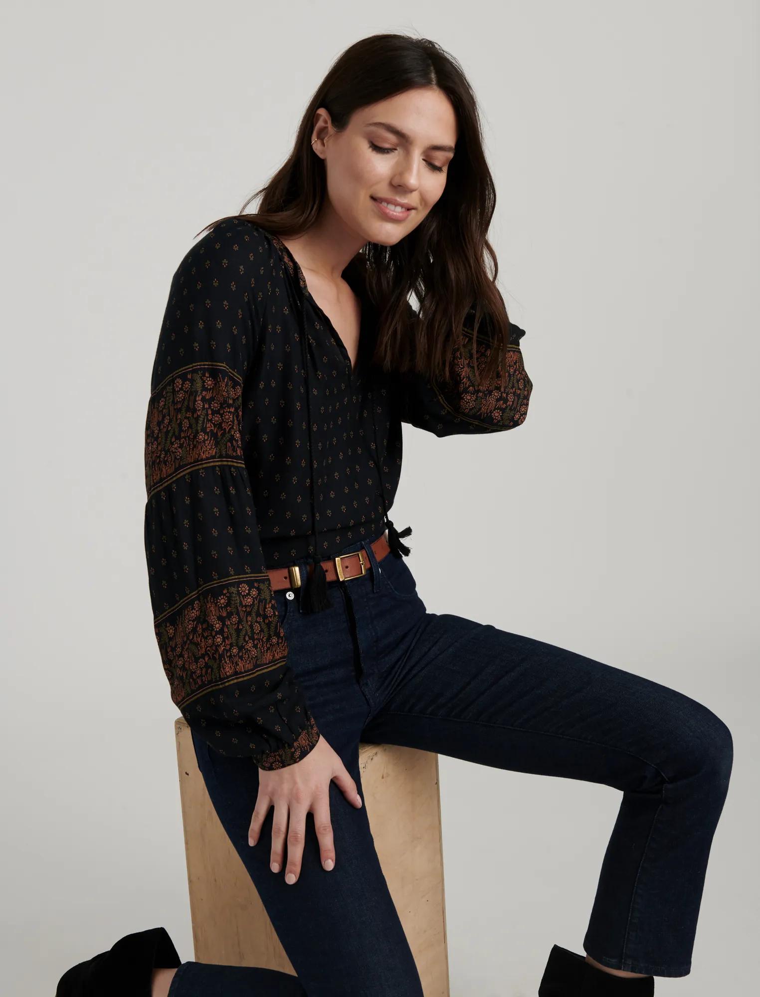 ELLA BORDER PRINT PEASANT, image 5
