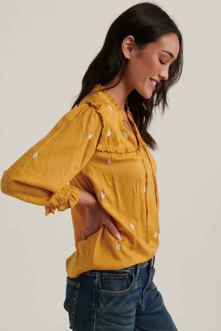 DAISY EMBROIDERED BLOUSE, image 2
