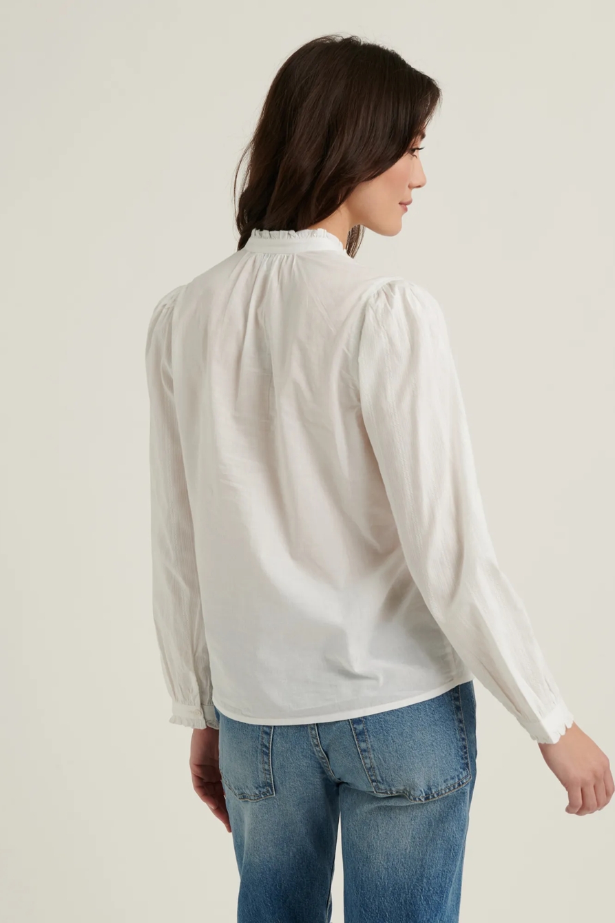 CLAUDINE PINTUCK SHIRT, image 4