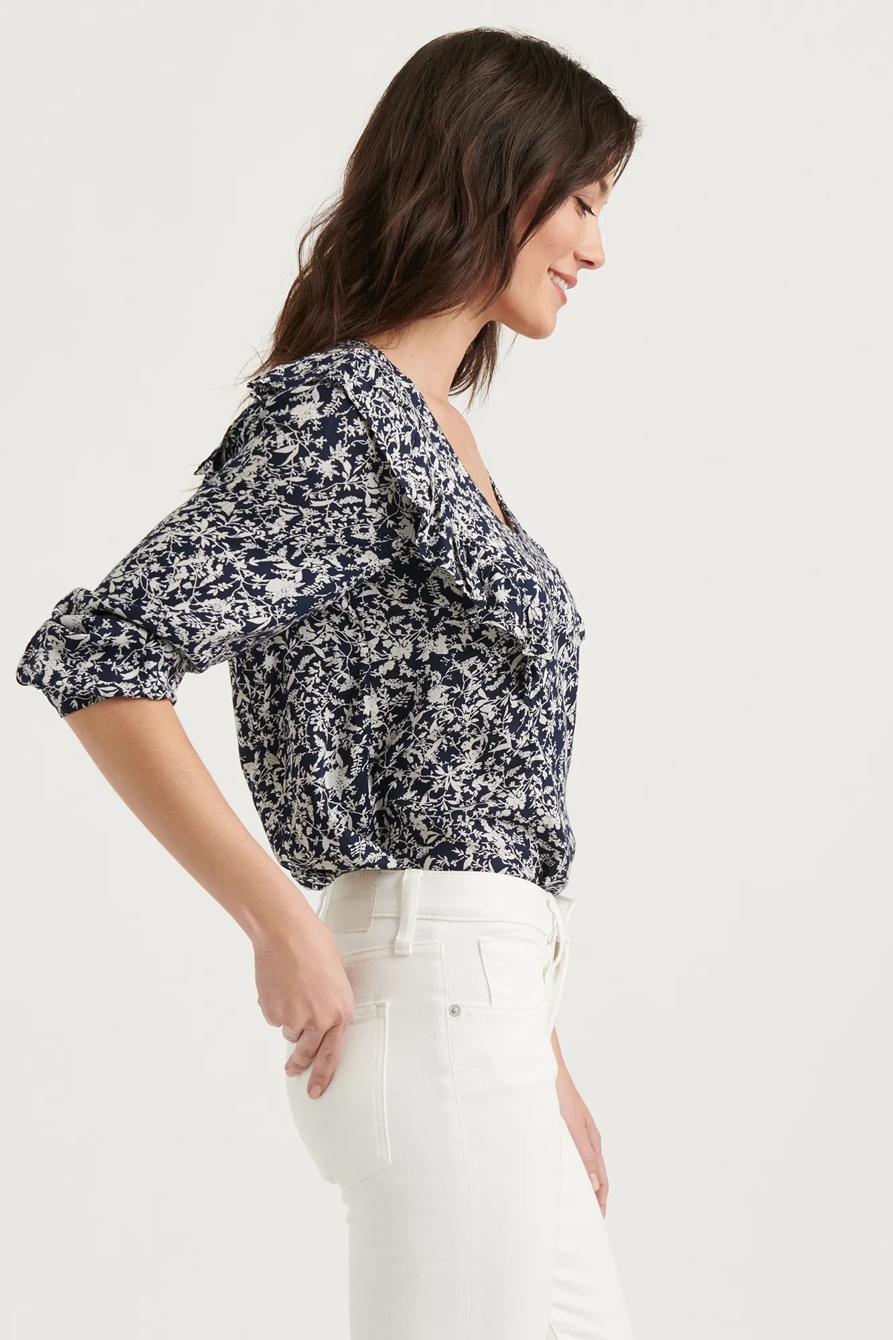TAYLOR RUFFLE PEASANT TOP, image 3
