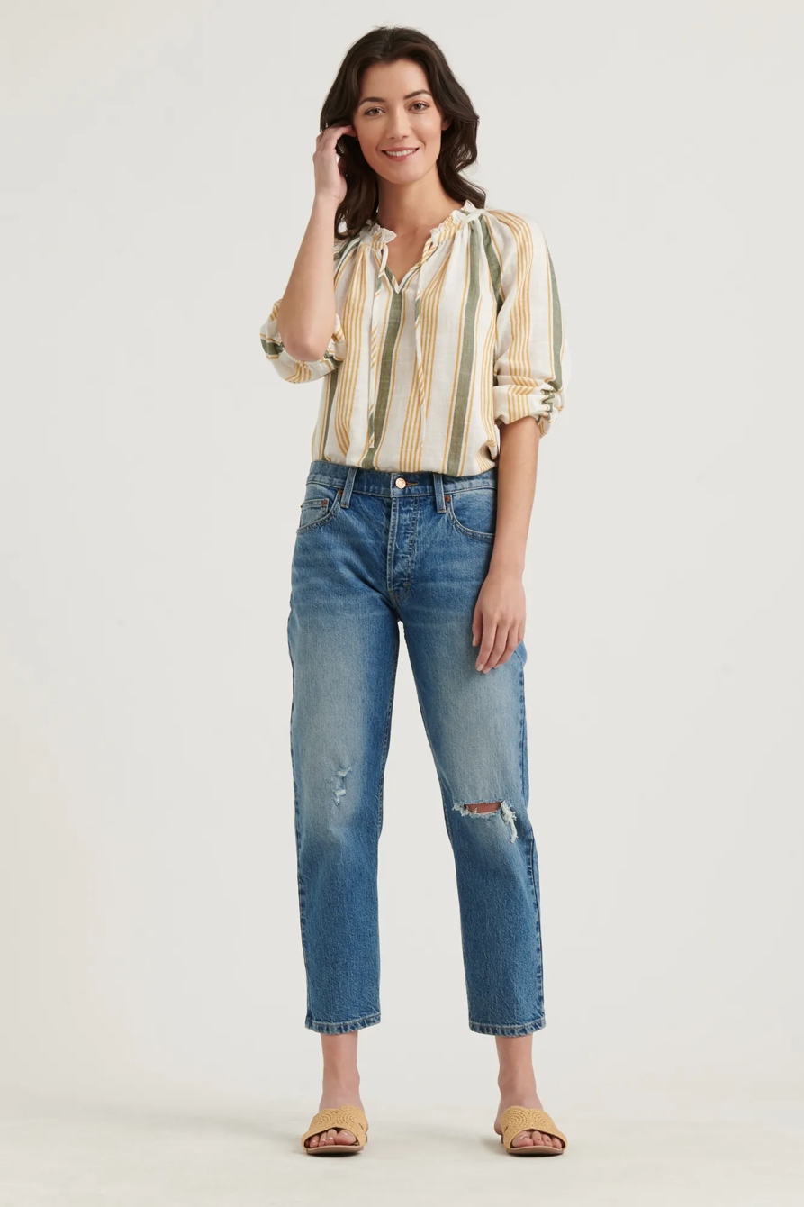 AUBREE PEASANT TOP, image 2