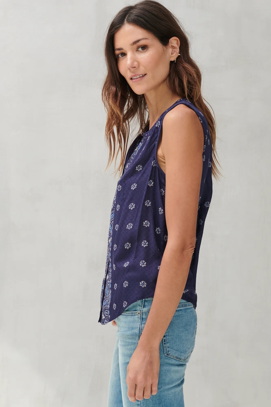 SLEEVELESS BANDANA JULIA SHIRT, image 3