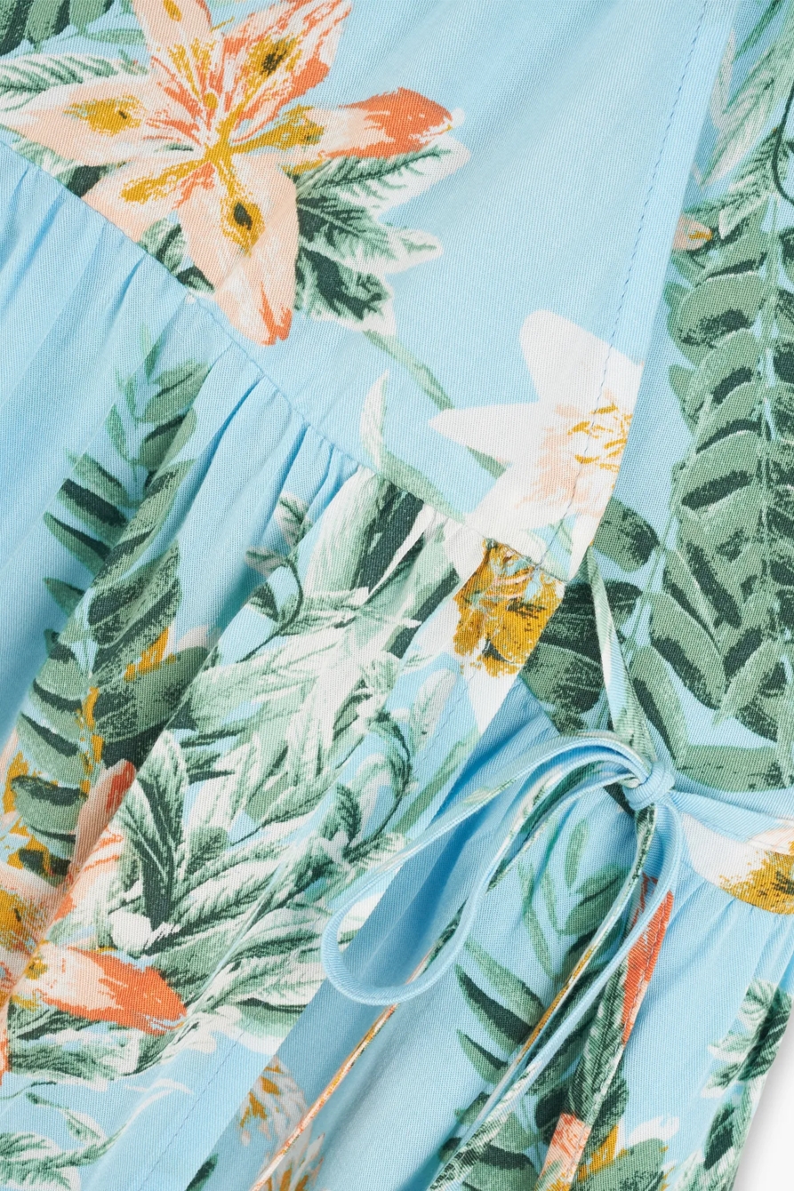 TROPICAL EVA WRAP TOP, image 2