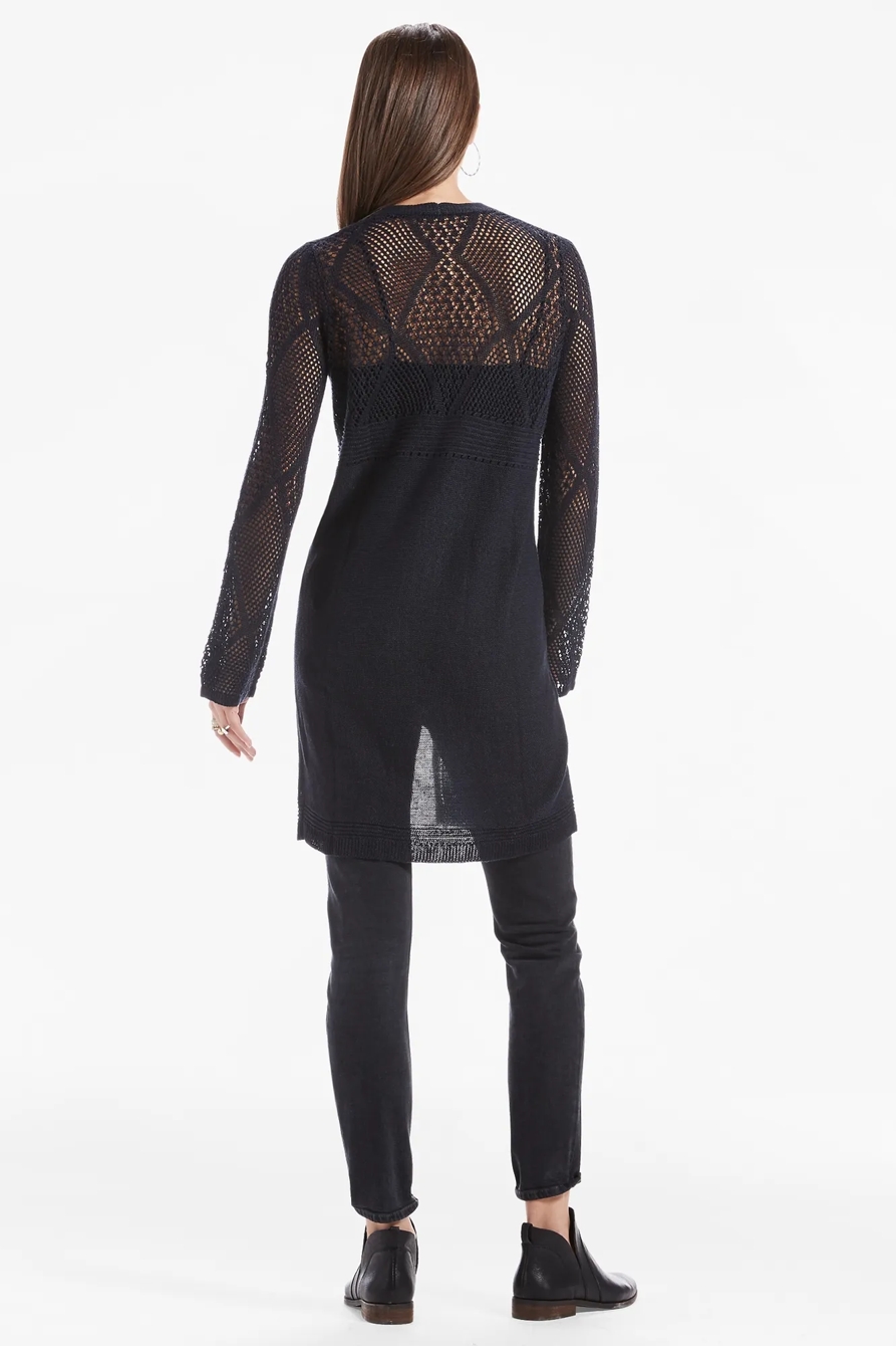 Pointelle Sweater Cardigan, image 3