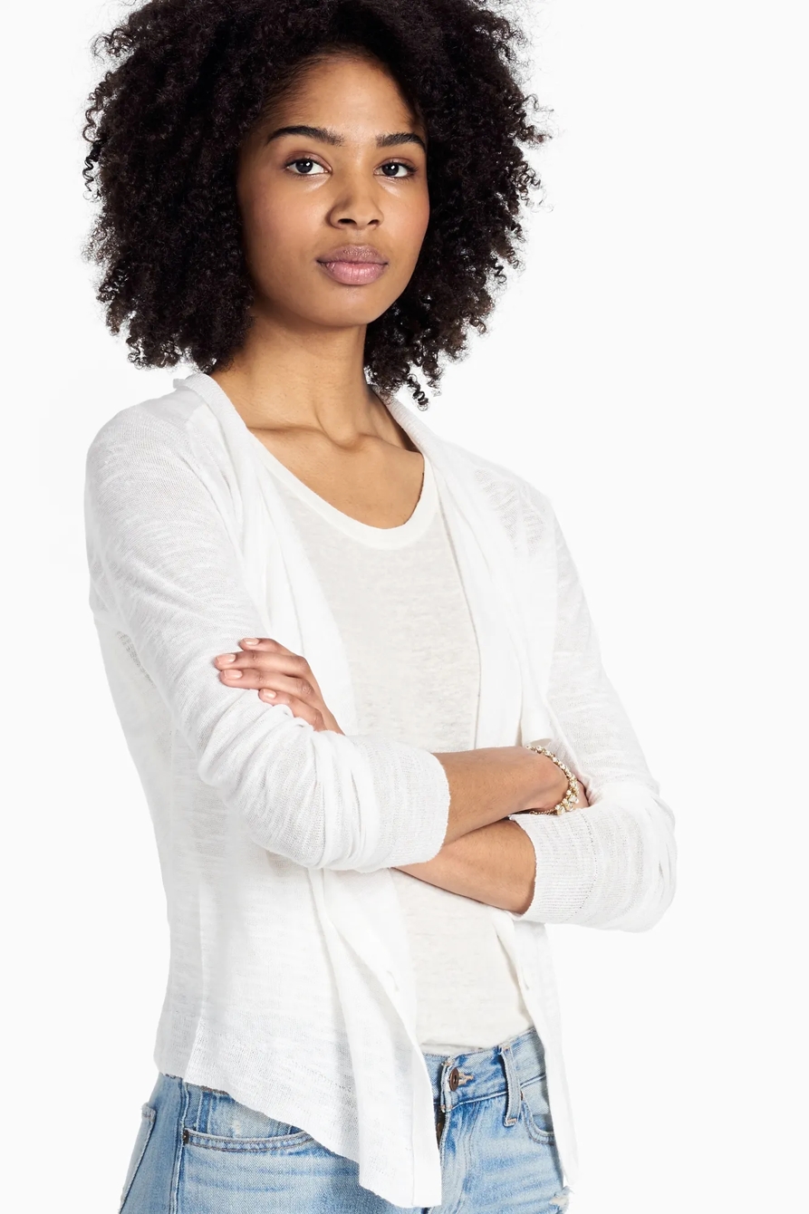 theredthread S loop drape tops ホワイト WHITE THEREDTHREAD S LOOP DRAPE TOPS