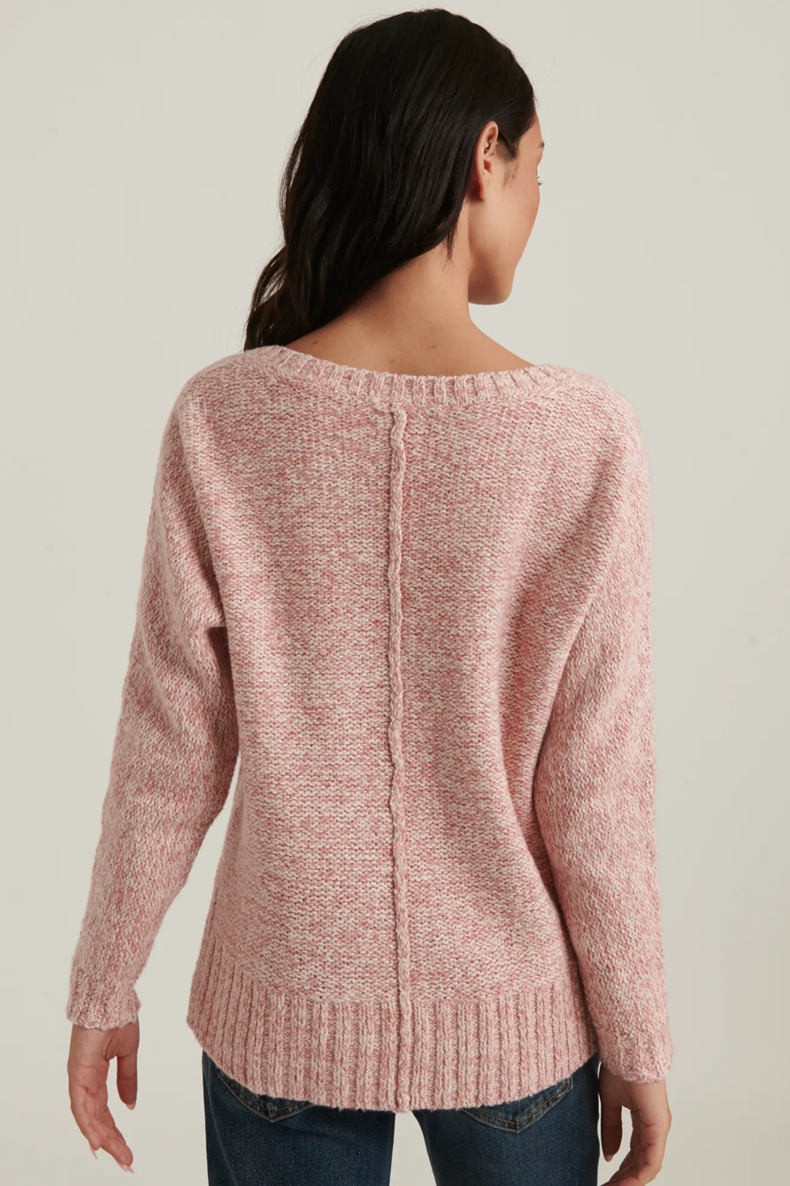 MARL V NECK PULLOVER SWEATER, image 3