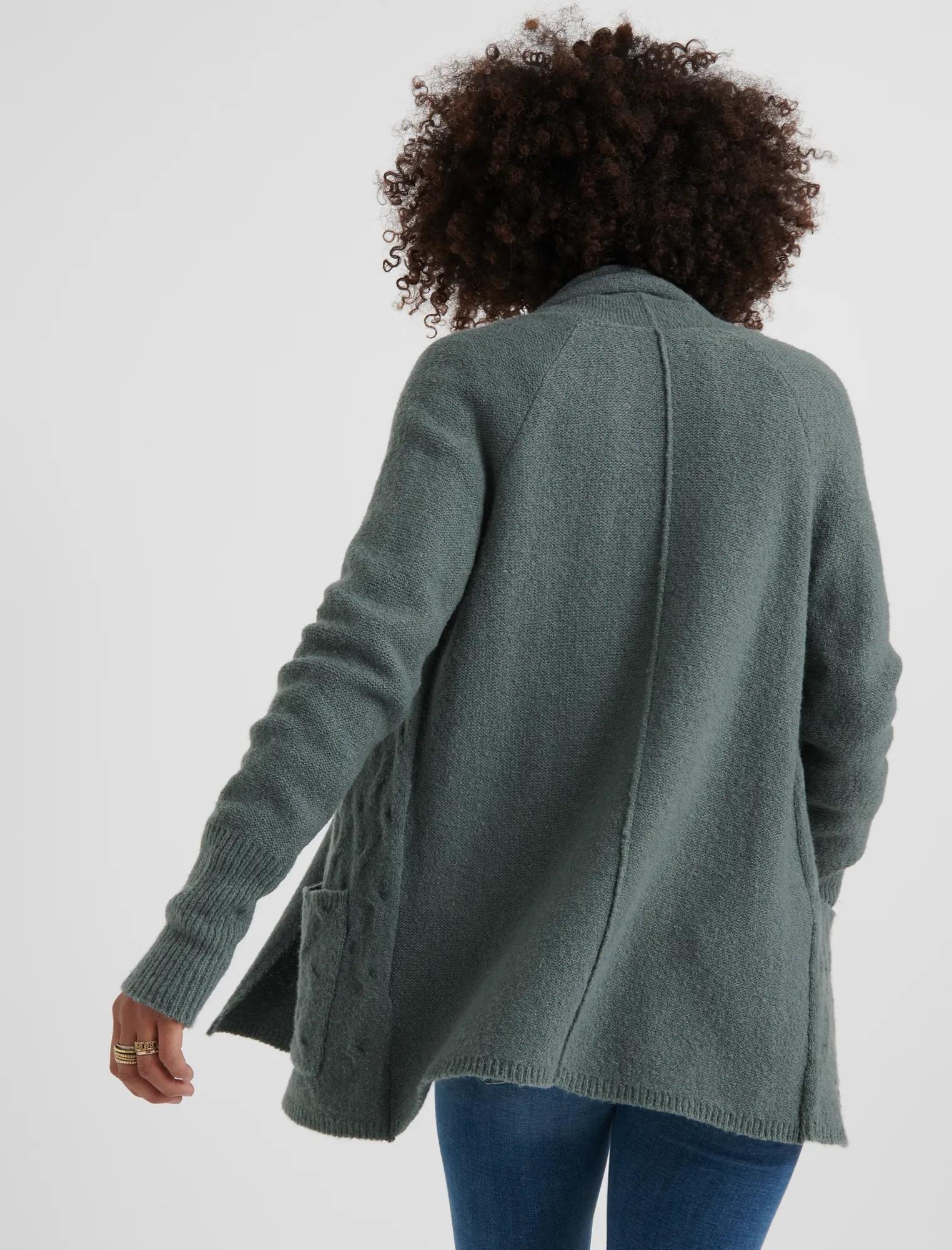 TEXTURE STITCH CARDIGAN, image 3