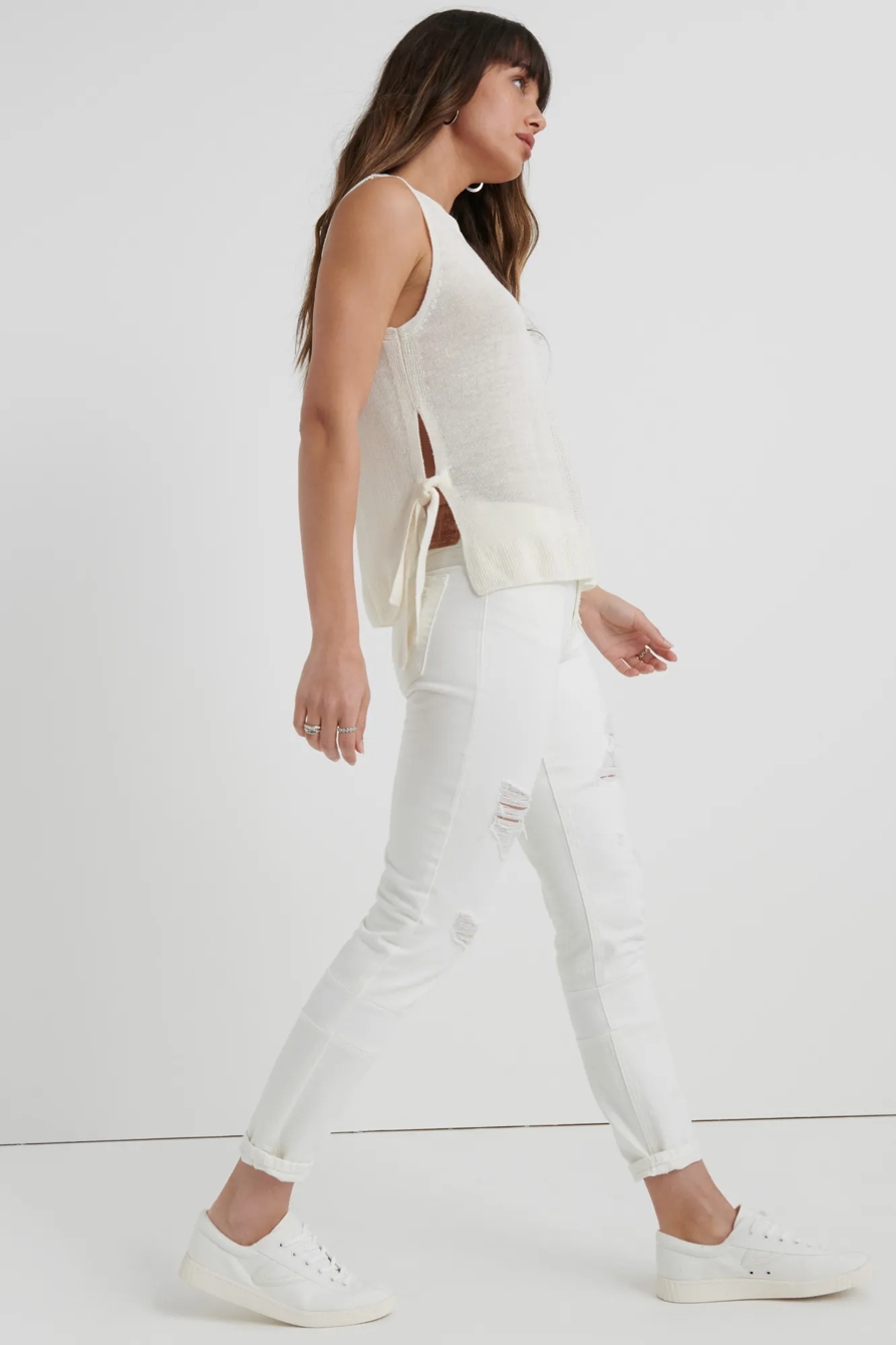SIDE TIE SWEATER, image 2