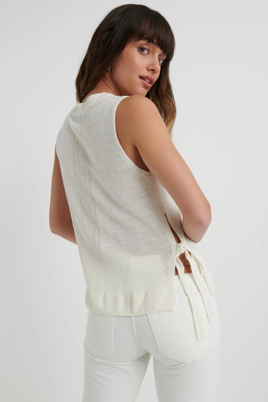SIDE TIE SWEATER, image 3