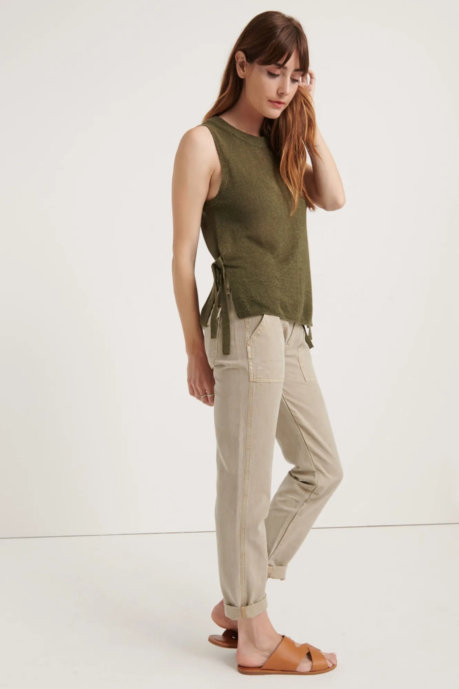 SIDE TIE SWEATER, image 2