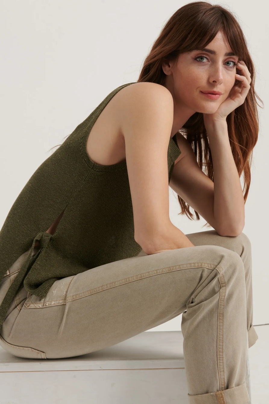 SIDE TIE SWEATER, image 4