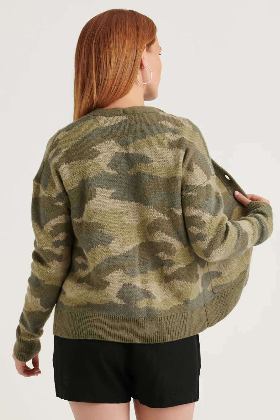 CAMO CARDIGAN, image 4