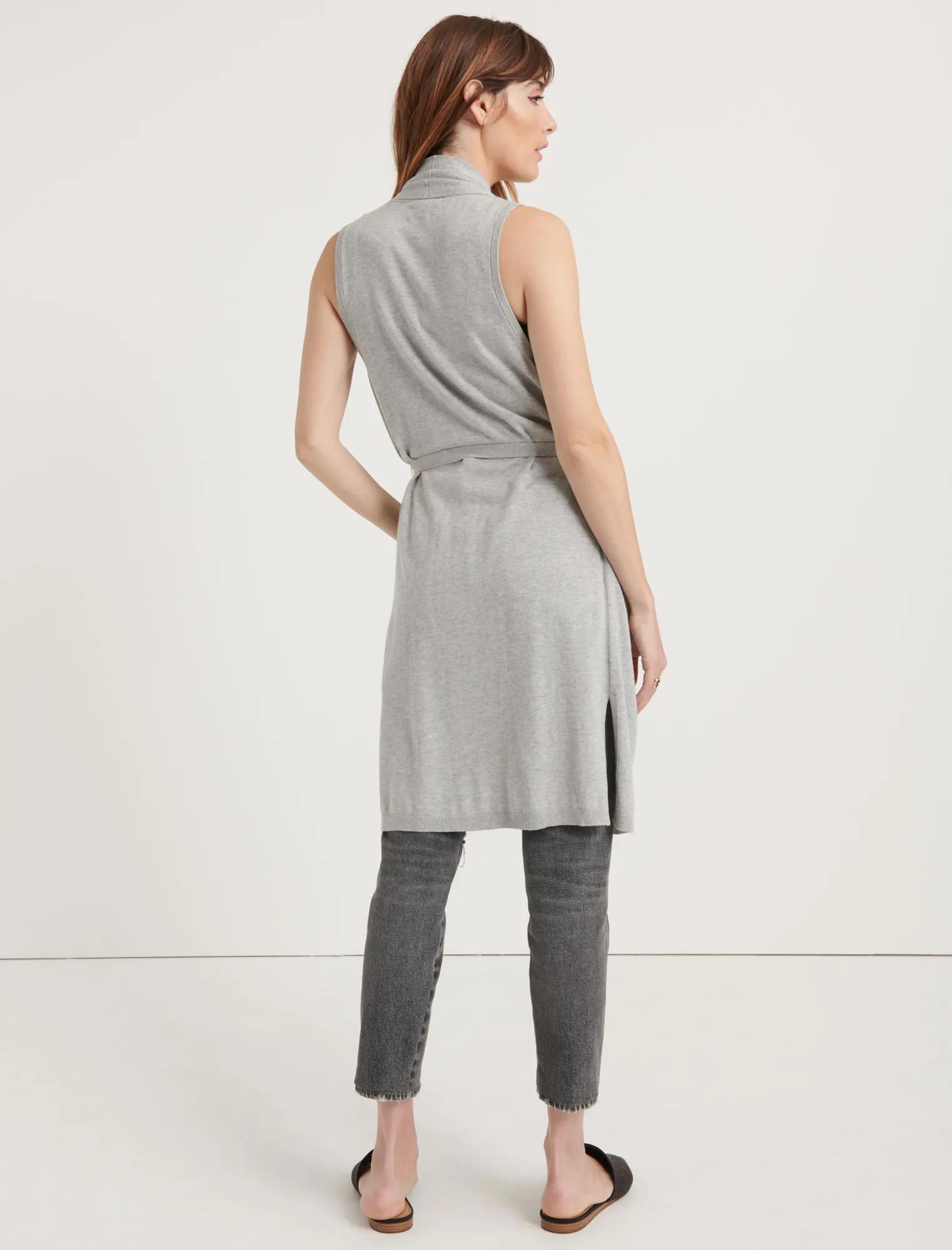 SWEATER DUSTER VEST, image 3