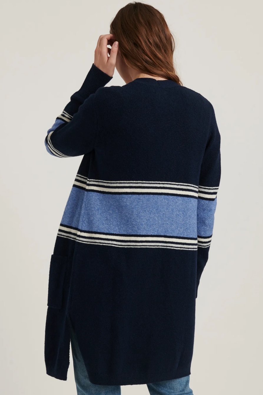 STRIPE LONG CARDIGAN, image 4