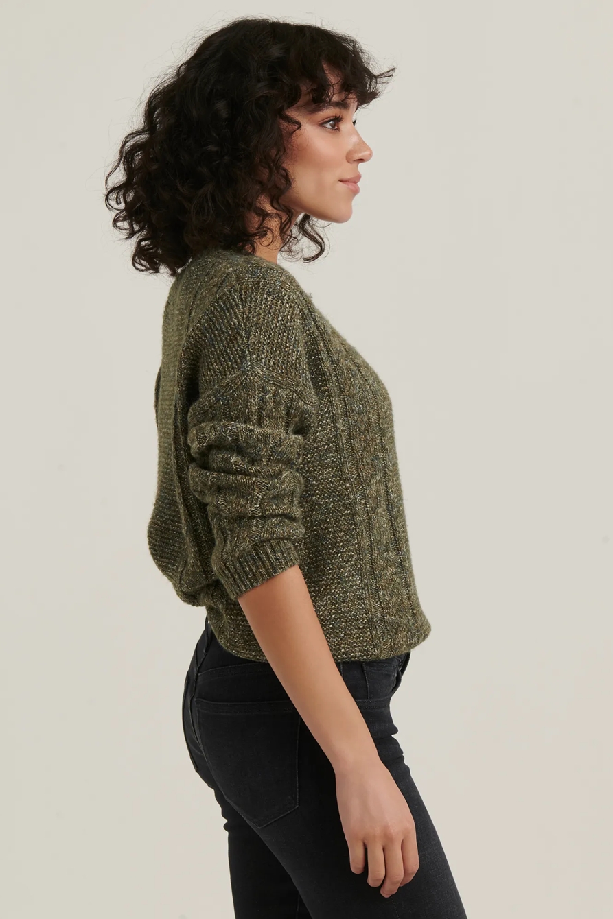 CABLE KNIT PULLOVER, image 3