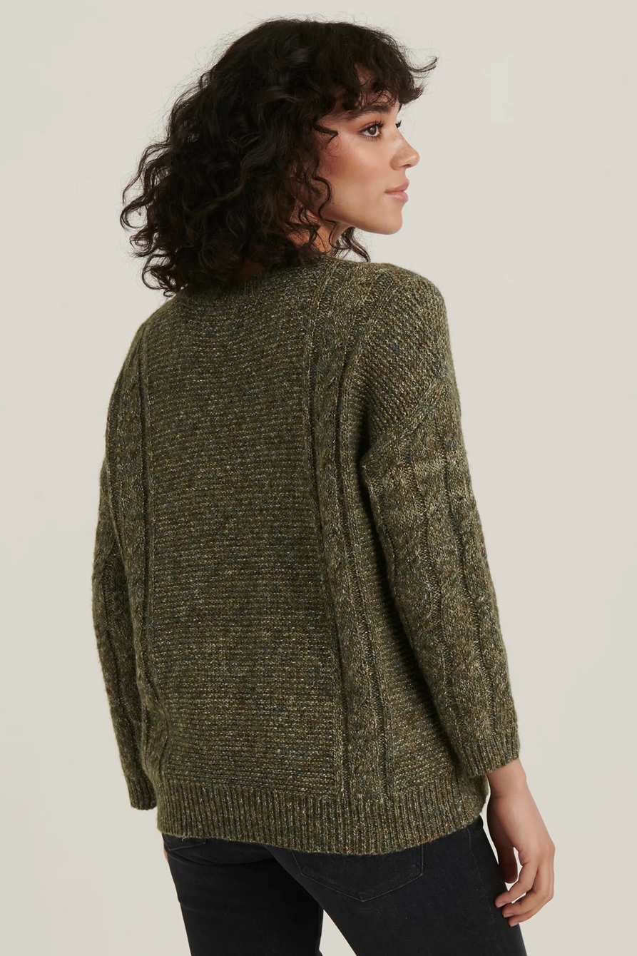 CABLE KNIT PULLOVER, image 4