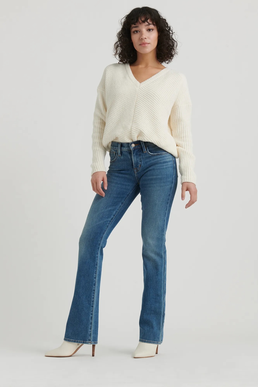 CHENILLE V-NECK PULLOVER SWEATER, image 2