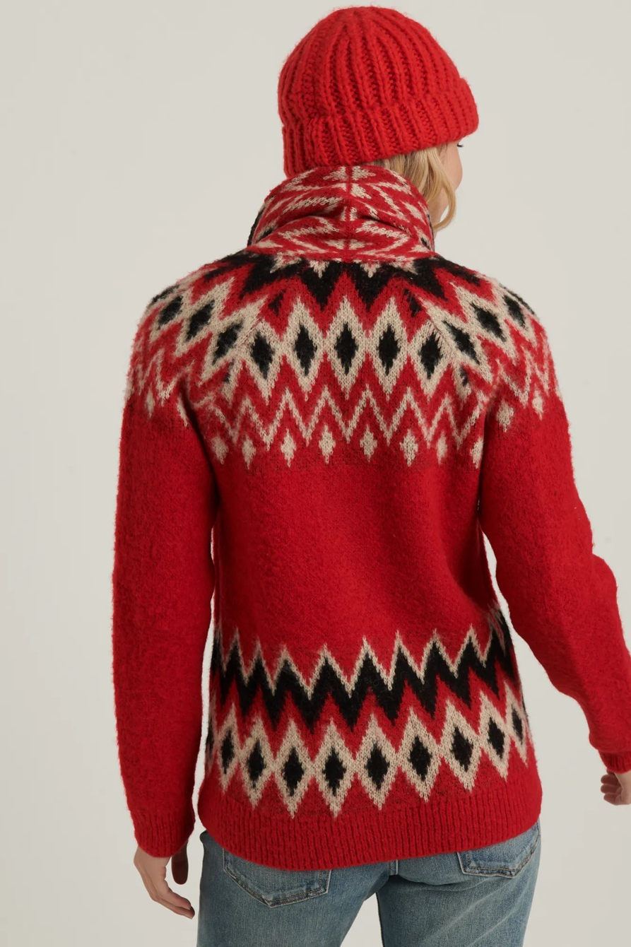 FAIRE ISLE SHAWL CARDIGAN, image 4