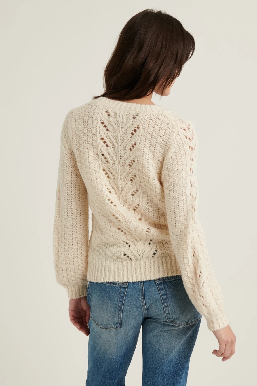 POINTELLE PULLOVER SWEATER, image 4