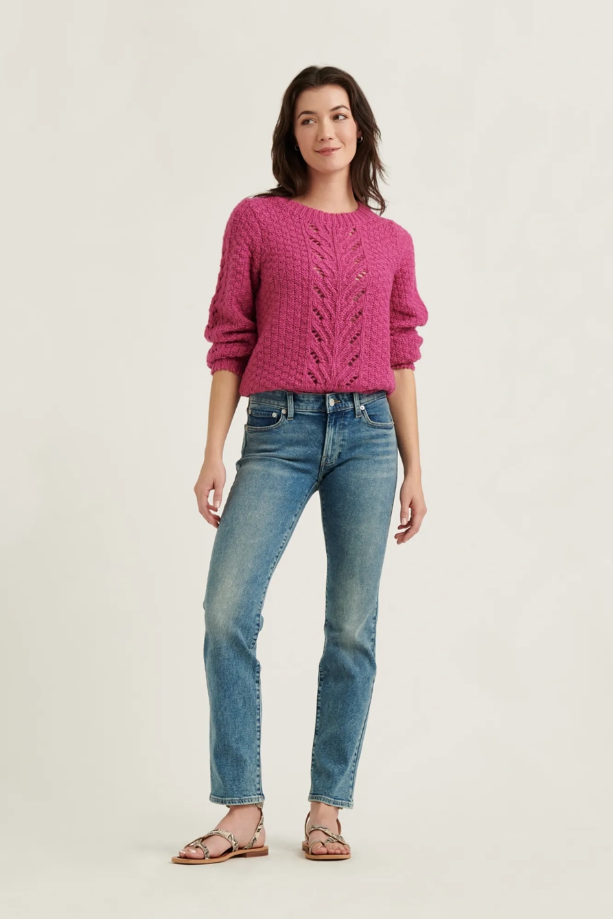 POINTELLE PULLOVER SWEATER, image 2