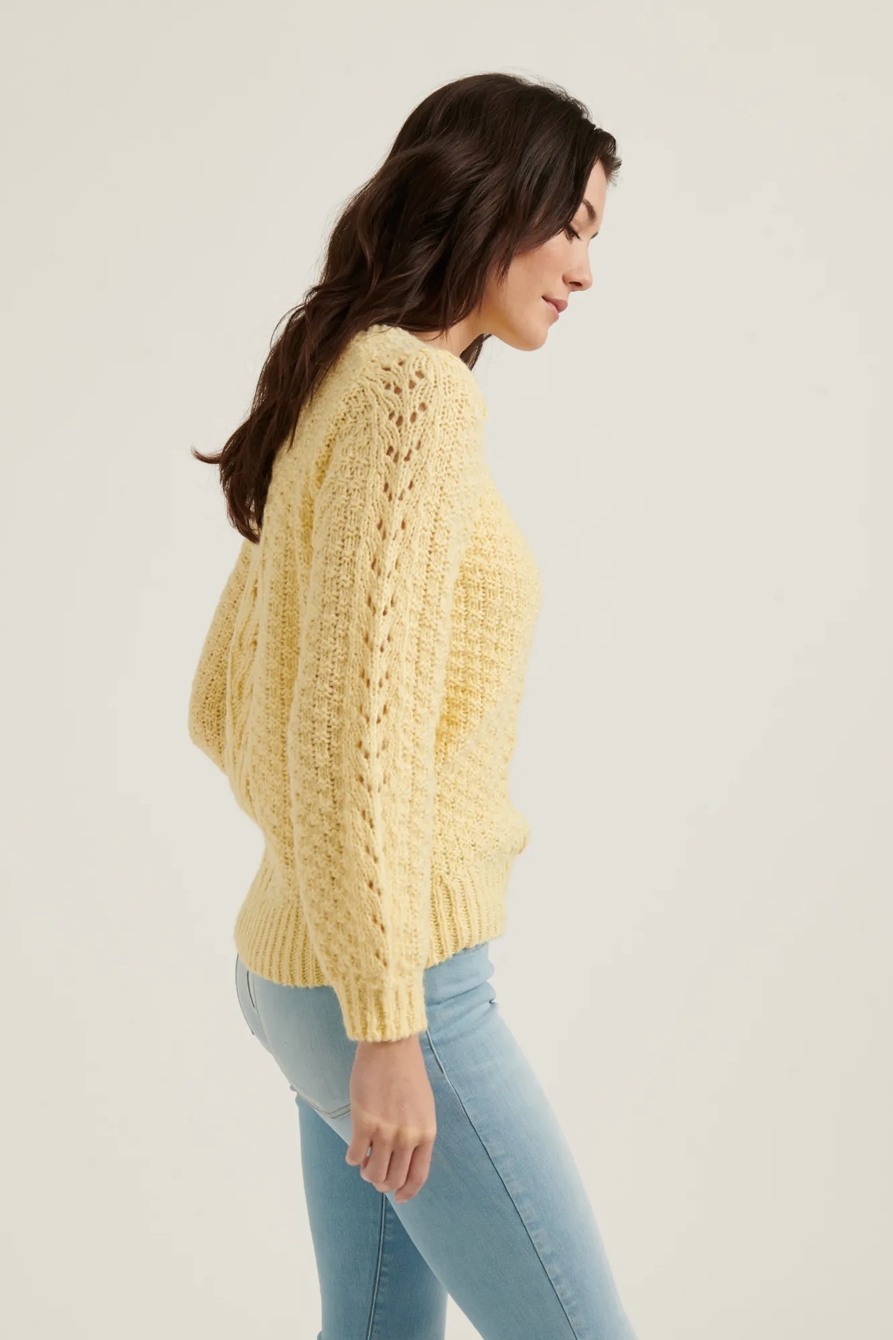 POINTELLE PULLOVER SWEATER, image 3