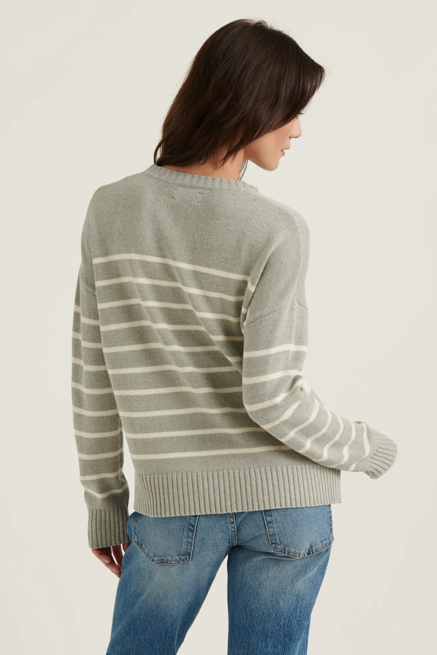 MIX STRIPE PULLOVER SWEATER, image 4