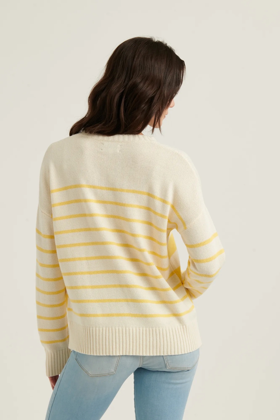 MIX STRIPE PULLOVER SWEATER, image 4