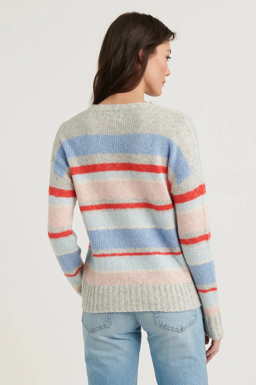 MULTI STRIPE PULLOVER, image 4