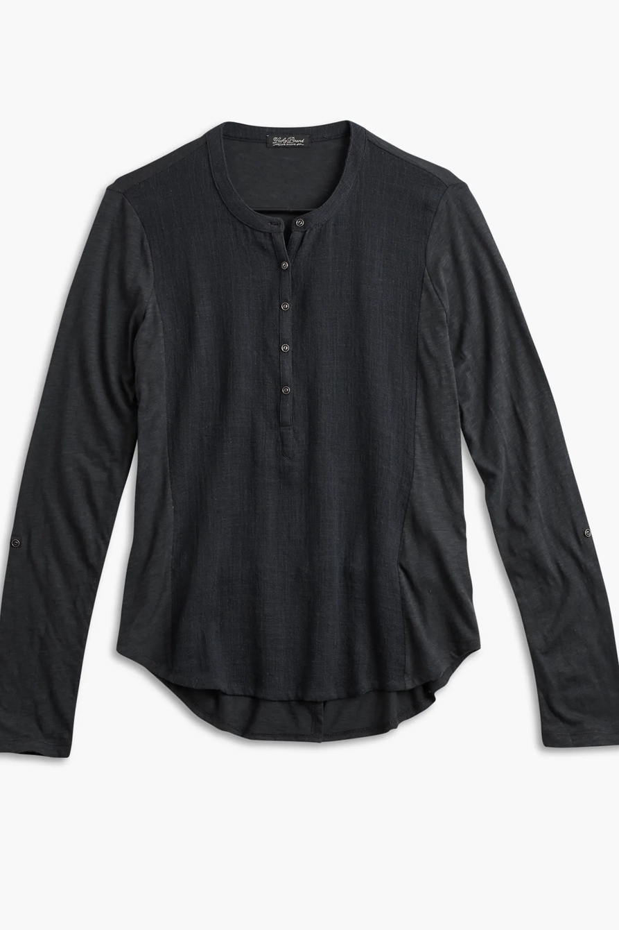 WOVEN GAUZE MIX TOP, image 4