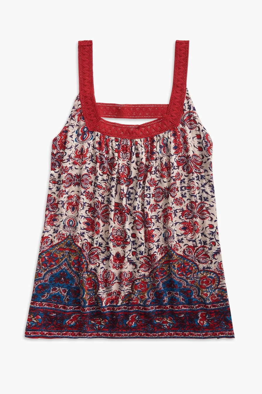 CROCHET LACE TANK, image 4