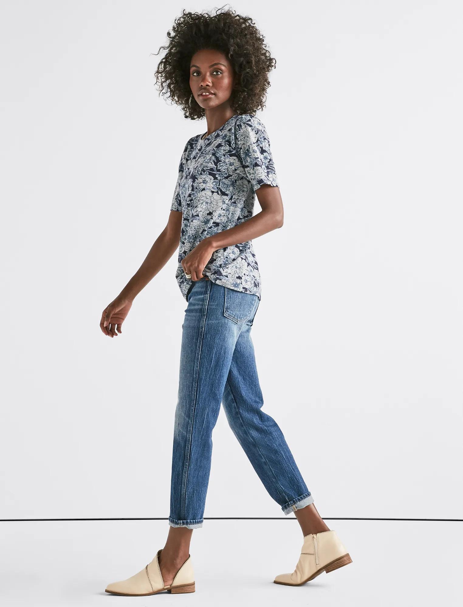FLORAL PUFF SLEEVE TOP | Lucky Brand