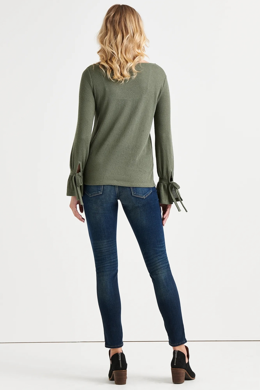 TIE SLEEVE THERMAL TOP, image 3
