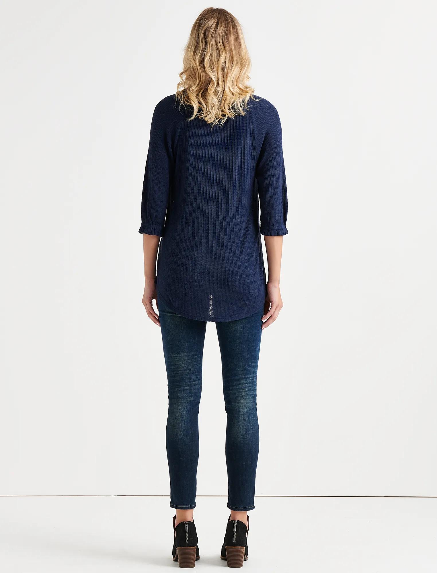 DROP NEEDLE HALF PLACKET | Lucky Brand