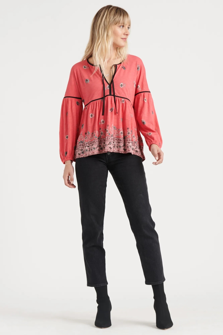 BORDER PRINT PEASANT, image 2
